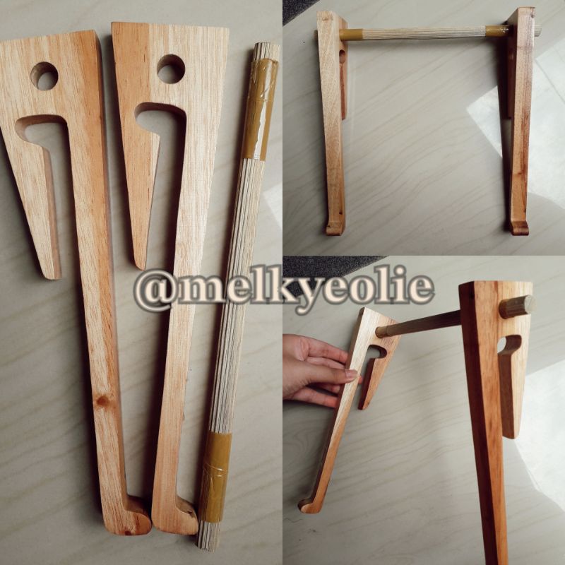 Stand Laptop Kayu [preloved]