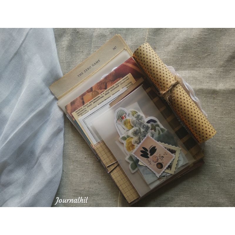 

98+- journal journaling kit paper bundle aesthetic vintage