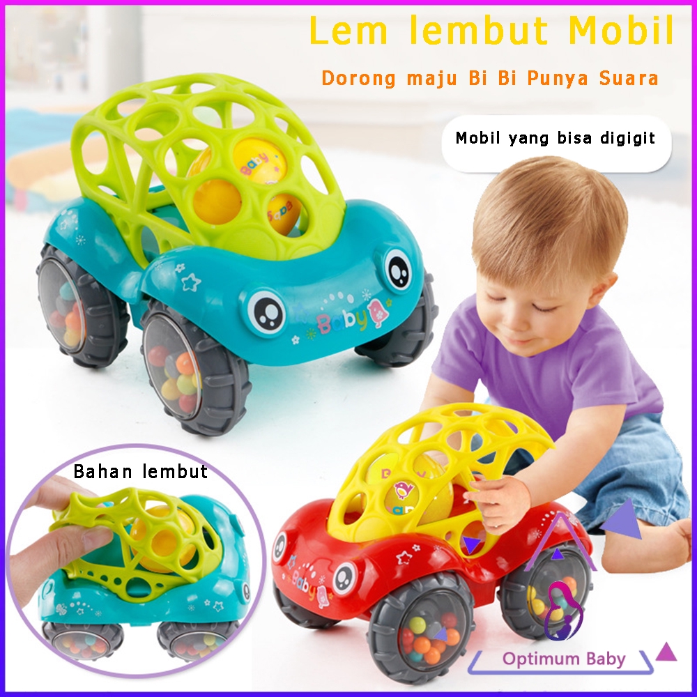 Mainan Anak Anak Mobil Mainan Plastik 4 Roda Anti Jatuh Mobil Mainan Anak Anak