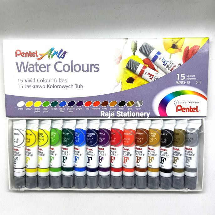 

Ready Stok! Pentel Arts 15 Water Colours / Cat Air 15 Warna Wfrs-15 Terpercaya