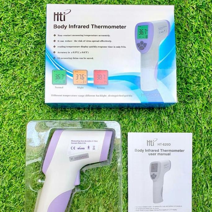 Ready Thermometer Gun / Termometer Digital Infrared Non Contact Hti