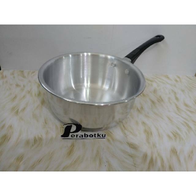 Panci Alumunium Paramount Gagang Hitam Vista / Panci Susu Mie Alumunium Paramount Vista