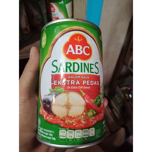 

Sarden ABC Extra Pedas 425gr