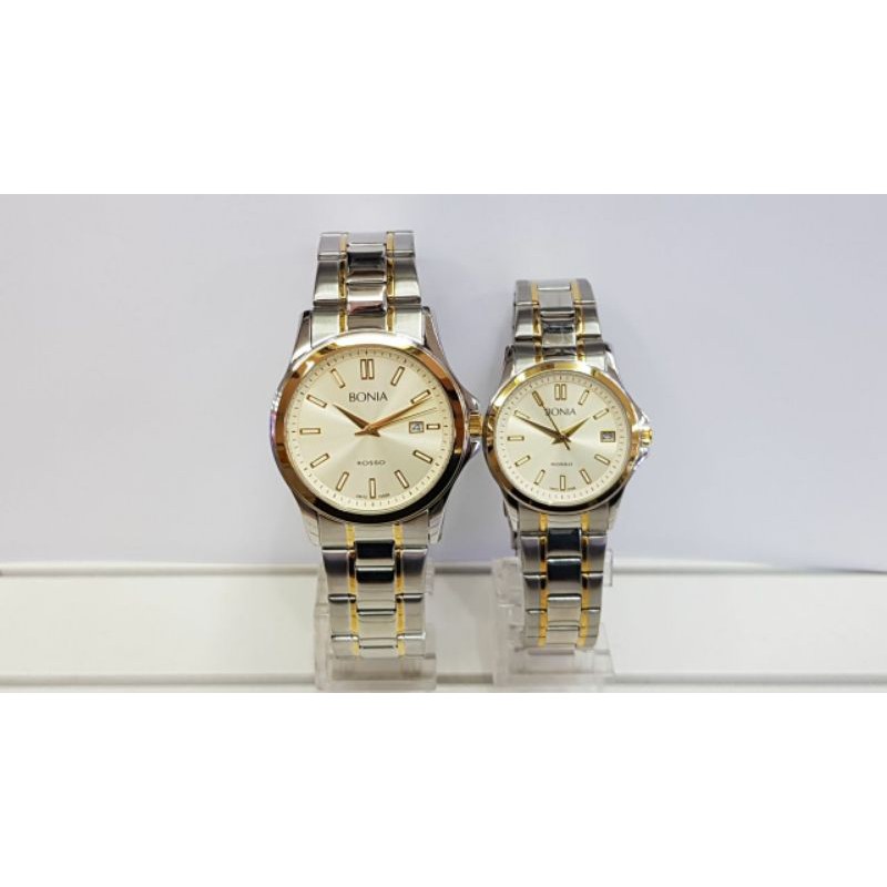 jam tangan couple bonia bnb10098 original