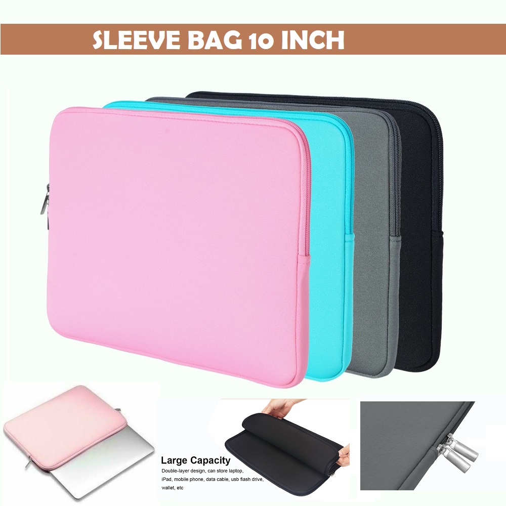 Lenovo Ideapad D330 10.1 SLEEVE POUCH TAS BAG ZIPPER CASE COVER