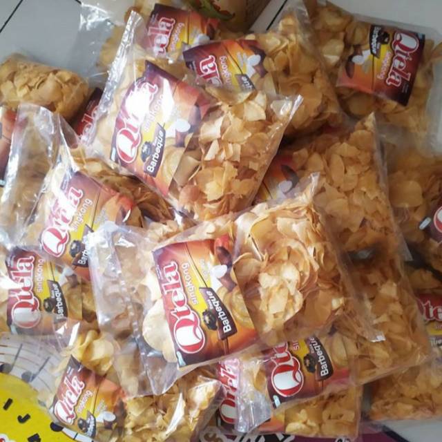 

√snack kemasan kiloan√ Snack kiloan murah √ snack √cemilan √ cemilan branded ~Qtla Barbeque 250gram