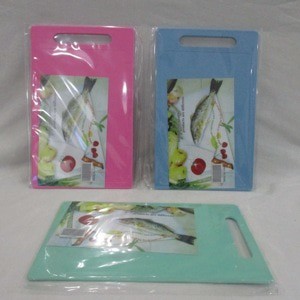 Talenan Warna Plastik Tebal / Papan Potong UK 25,5 x 16 cm TOP ***