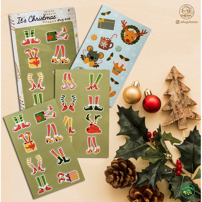 

Sticker / Stiker Deco Aesthetic Pack It’s Christmas 010 Utk Scrapbook, Buku, Diary, Journal, dll