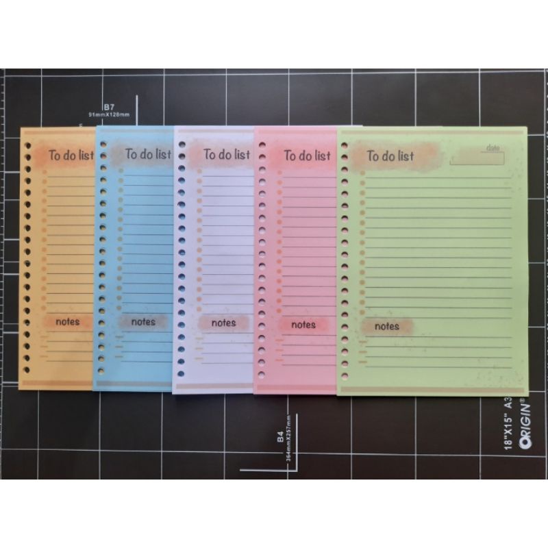 

To Do List Memo Pad Note Pad Daily Planner Catatan Harian Binder A6 A5 B5
