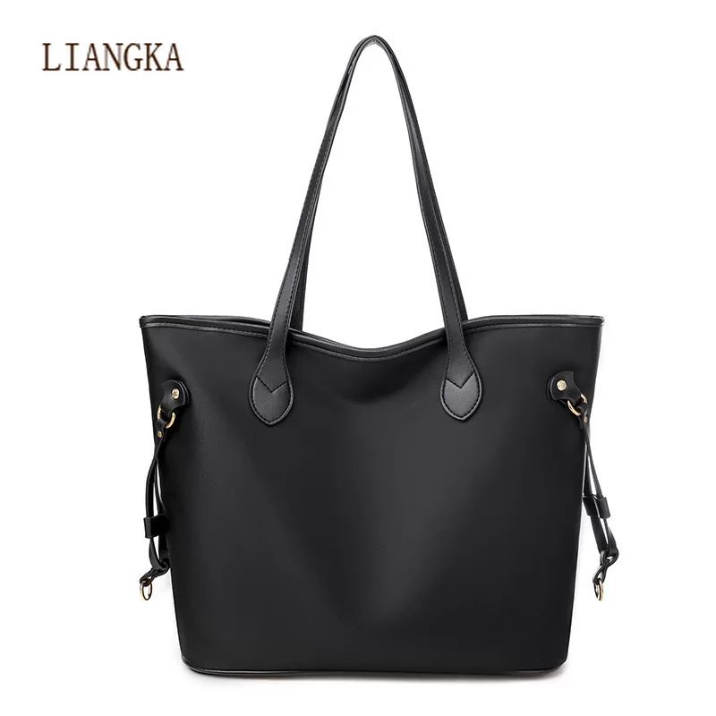 Tas Tote Bag Wanita Terbaru Tas Wanita Kerja Bahan Kulit Pu Ukuran Besar Hitam Murah Import Batam