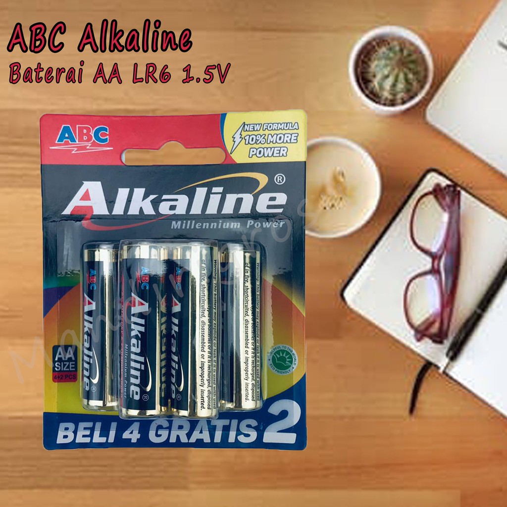 Baterai Alkaline * Baterai AA * LR6 1.5V * 6pcs