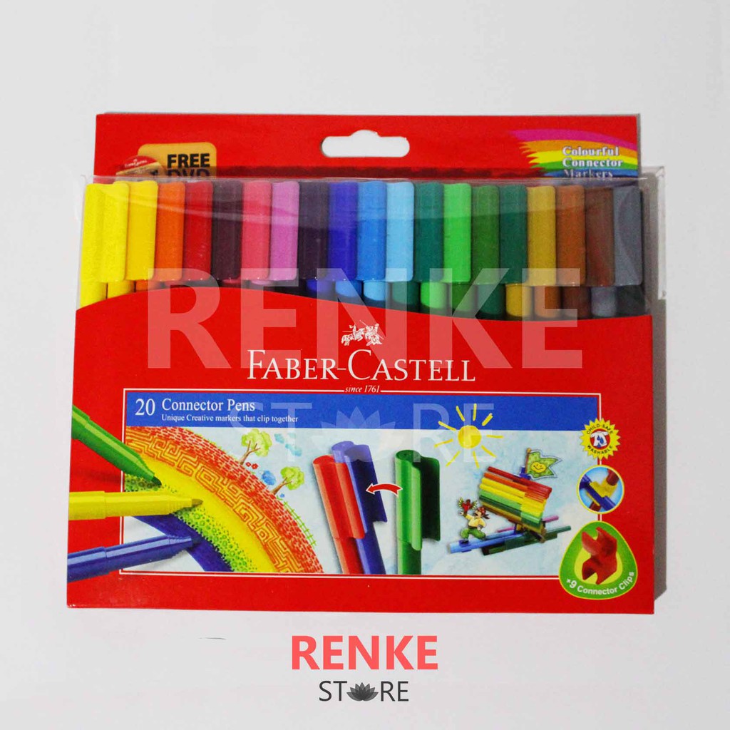 

Connector Pen Faber Castell 20 - Spidol Warna