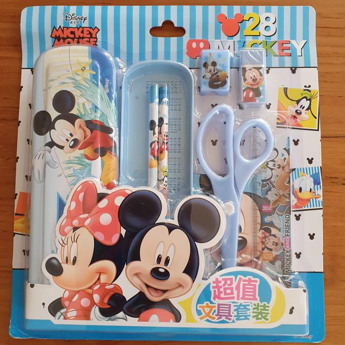

Promo !!!! Termurah !!! Kotak pensil Tempat pensil dan alat tulis set disney mickey minnie
