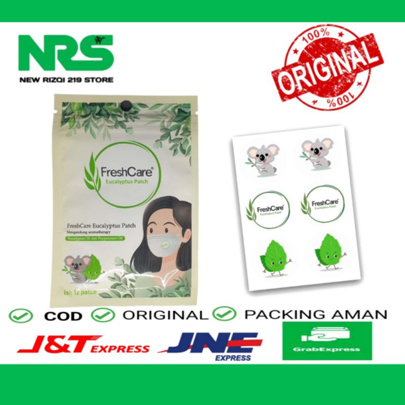 Freshcare Patch / Freshcare Eucalyptus Patch Aromatherapy isi 12