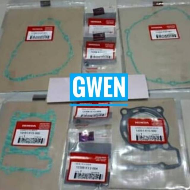 Paket Paking Perpak Gasket Fullset Blok Mesin CB150R CBR150R CB CBR 150R K45A K15 Old Lama 2012 2015