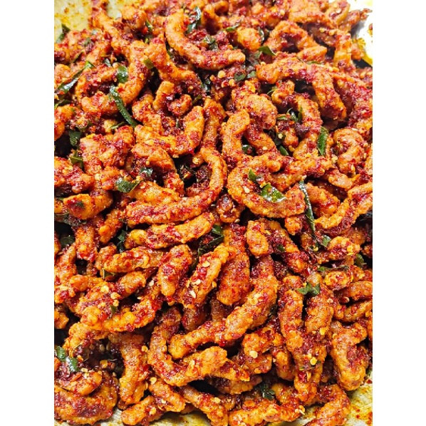 

250gr USUS CRISPY // KRIPSUS // KERIPIK USUS // USUS PEDAS // CEMILAN HITS// CEMILAN MILENIAL // CEMILAN KEKINIAN // CEMILAN PEDAS
