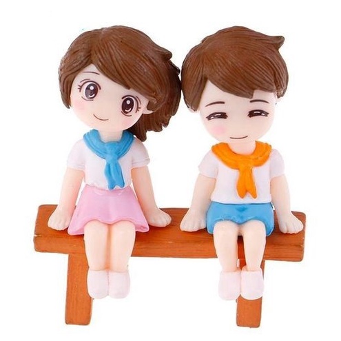 Miniature Lover Figures - Lovers Couple Figurines #20 (3pcs)