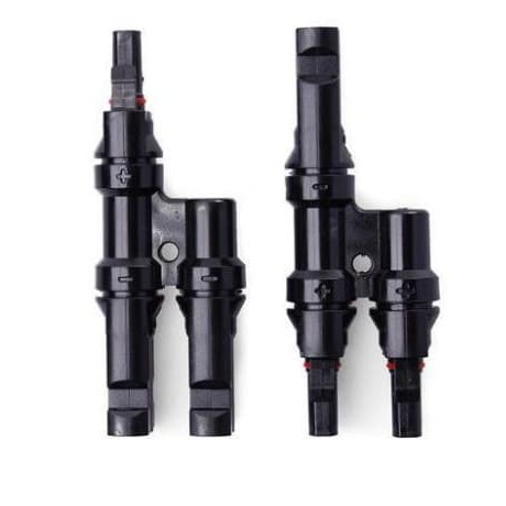 Konektor MC4 2 in 1 2in1 cabang 2 (MC4 Connector T) 1 ke 2 splitter