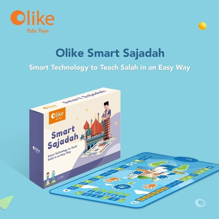 Olike Smart Sajadah Anak /  Sajadah pintar - Garansi Resmi