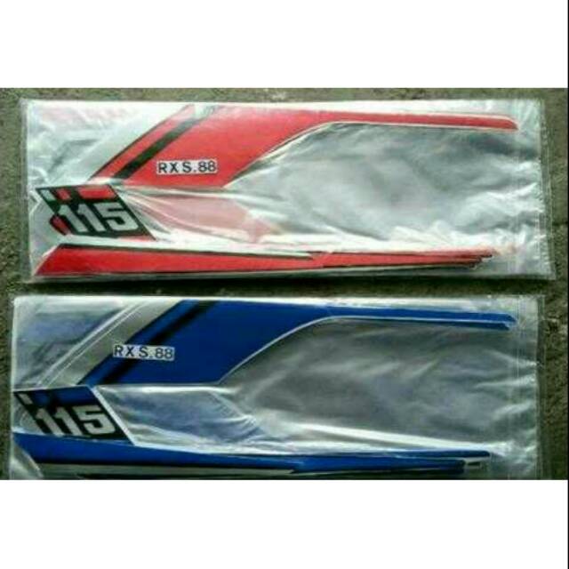 Striping sticker yamaha RX S 1988