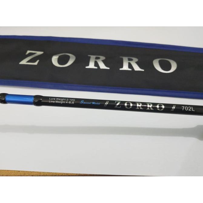 TERMURAH Joran Pancing Orca Zorro 702L 210 cm 4-8lb Rod Spinning Casting