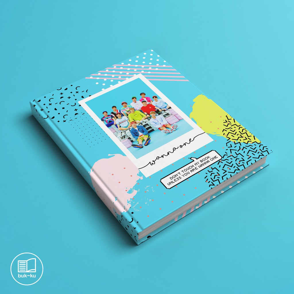 Buku custom Wanna One notebook catatan notes kpop lucu 