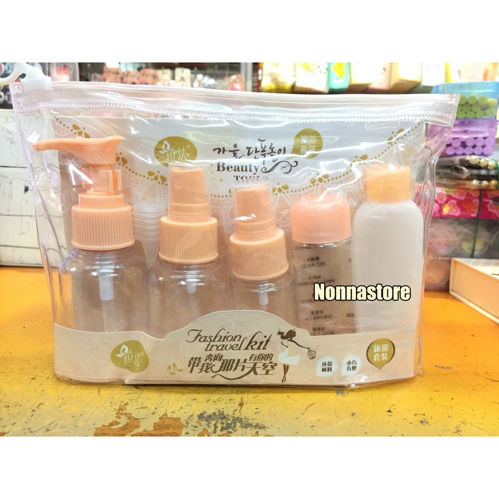 Travel Bottle Set LINE IMPORT JAPAN - SALLY atau RAFA IMPOR KOREA