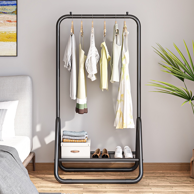Rak Gantungan Baju Serbaguna Stand Cloth Hanger Gawang Rak Jemuran Pakaian Portable