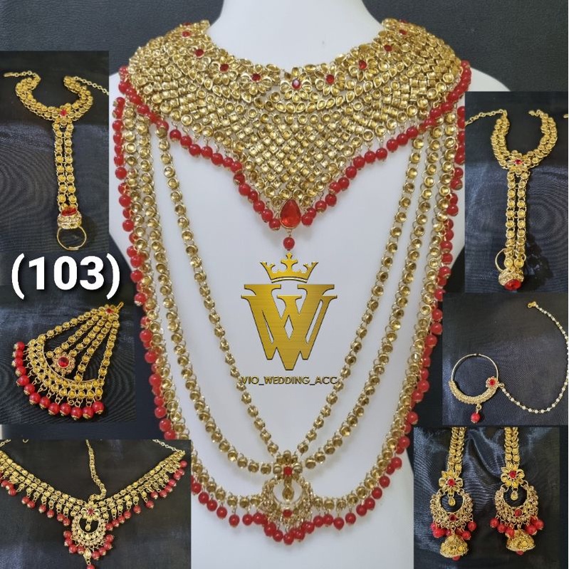 Set kalung india gold mewah(lengkap)