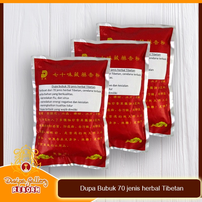 Dupa Hio Bubuk Powder Serbuk 70 Jenis Herbal Tibetan