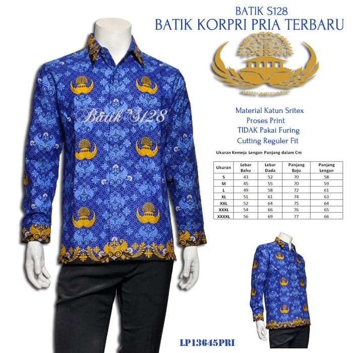 Jual Baju Korpri Terbaru 2022 Pria Seragam Batik Korpri Sritex Premium