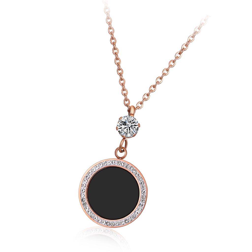 OLEVS Kalung wanita titanium baja warna rose gold Shopee OLEVS Kalung wanita titanium baja warna rose gold Shopee