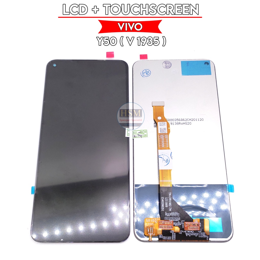 LCD VIVO Y50 1935 FULLSET + TOUCHSCREEN ORI OEM