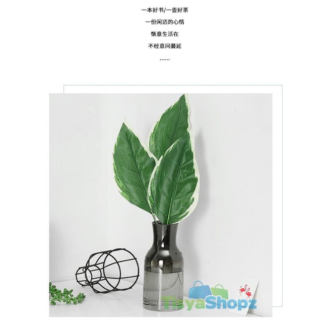 Daun Hias Keladi Single / Daun Artificial Plastik