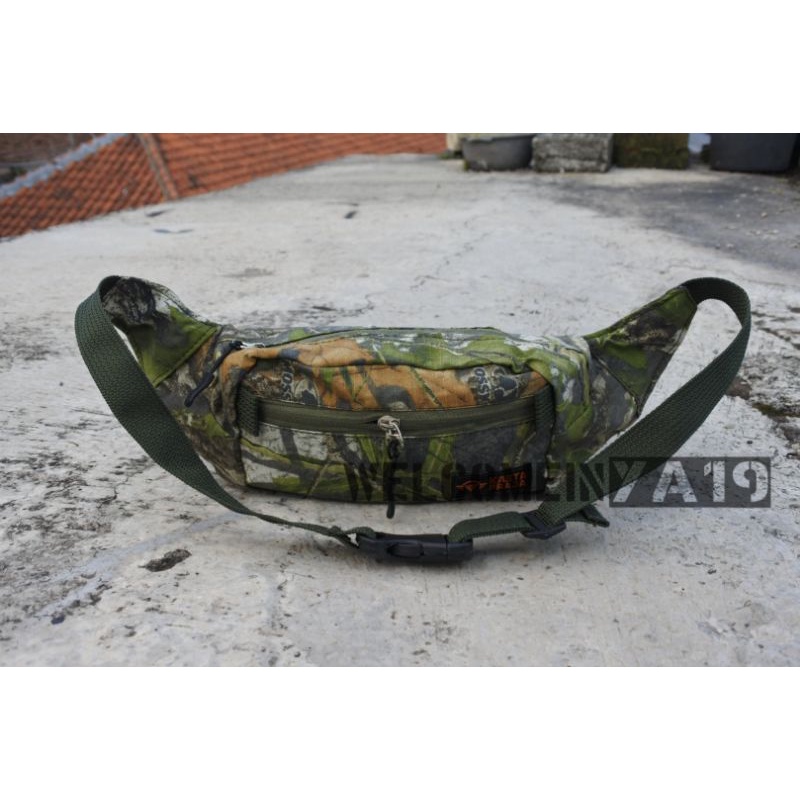 Waistbag Camo Mossy Oak Obsession / Tas Pinggang Loreng Camo Mossy Oak Obsession / Tas Pinggang Pria