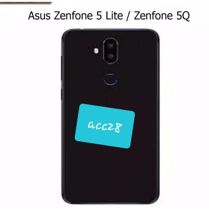 Softcase ASUS ZENFONE 5 LITE Zenfone 5Q ZC600KL  X017DA / X017D - Casing Soft TPU Jelly Silikon Case