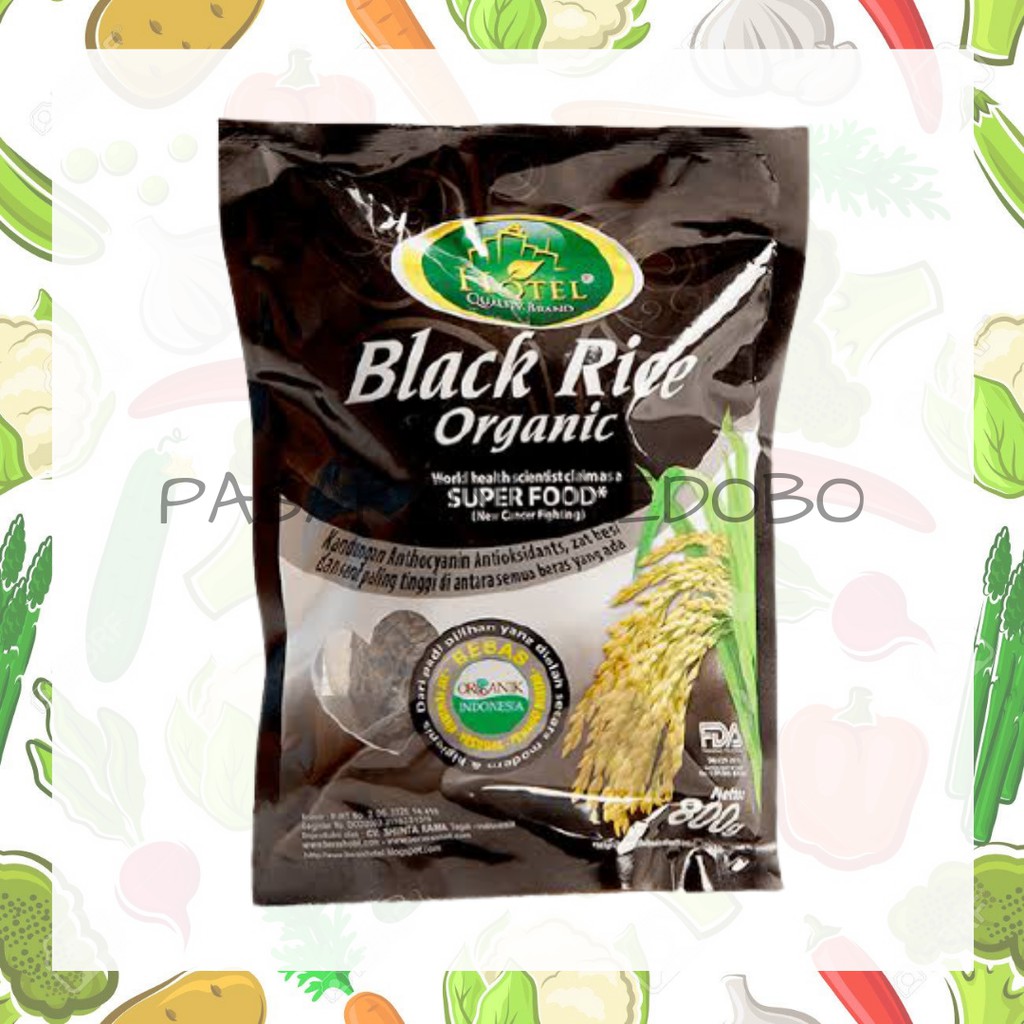 

Beras Hitam Organik Beras Hotel 800g / Black Rice Organic Super Food