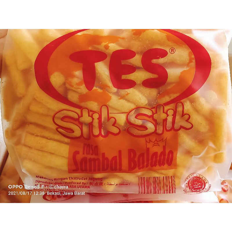 

Chayra Snack Tes stik 250g