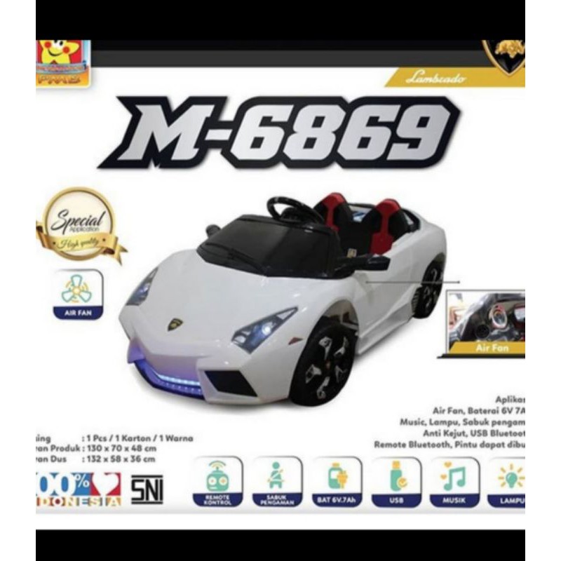 Mobil Aki anak Lamborghini PMB 6869