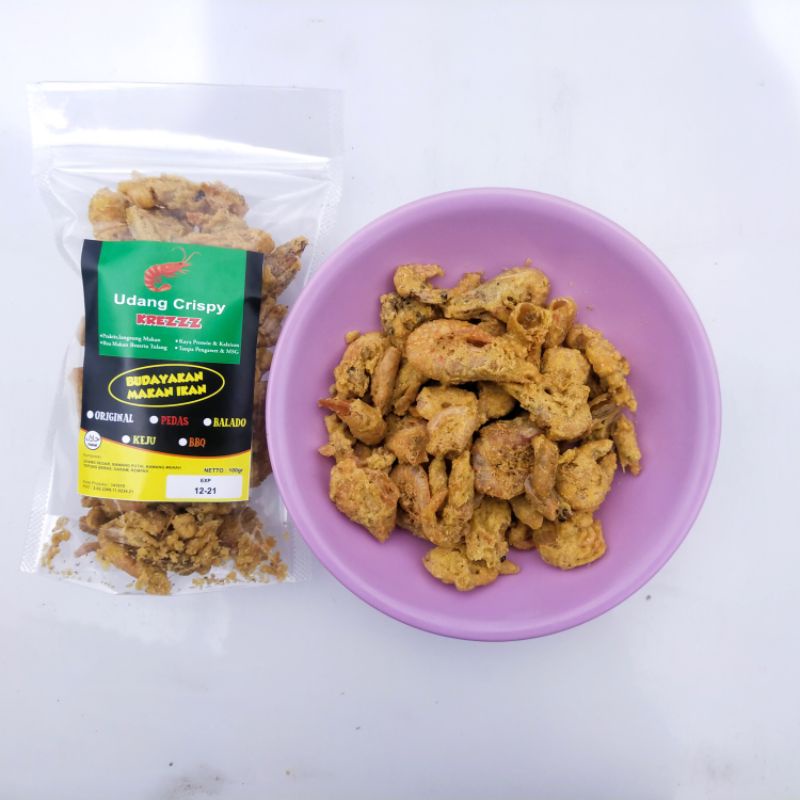 

CEMILAN HALAL Udang Crispy Snack Krezz 50gr