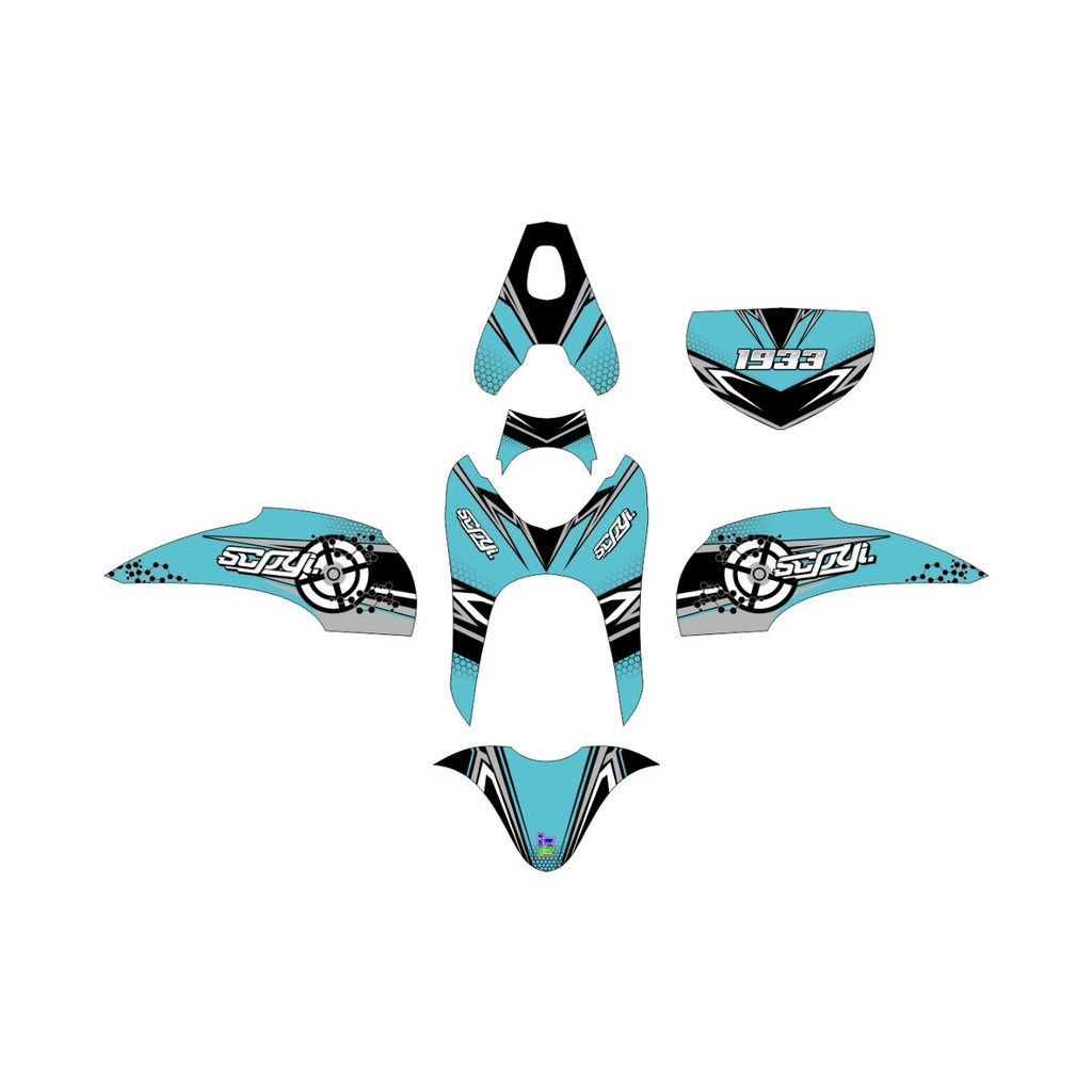 DECAL SCOOPY KARBU 110