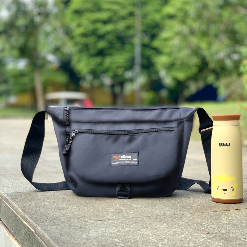 Tas Bahu Pria / Tas Selempang Pria Wanita Abu / Tas Sling Bag Pria Ori / Tas Selempang Terbaru Keren