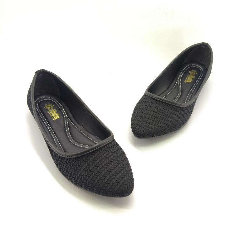 Sepatu Wanita Flatshoes Dixxi polos Andis AN01