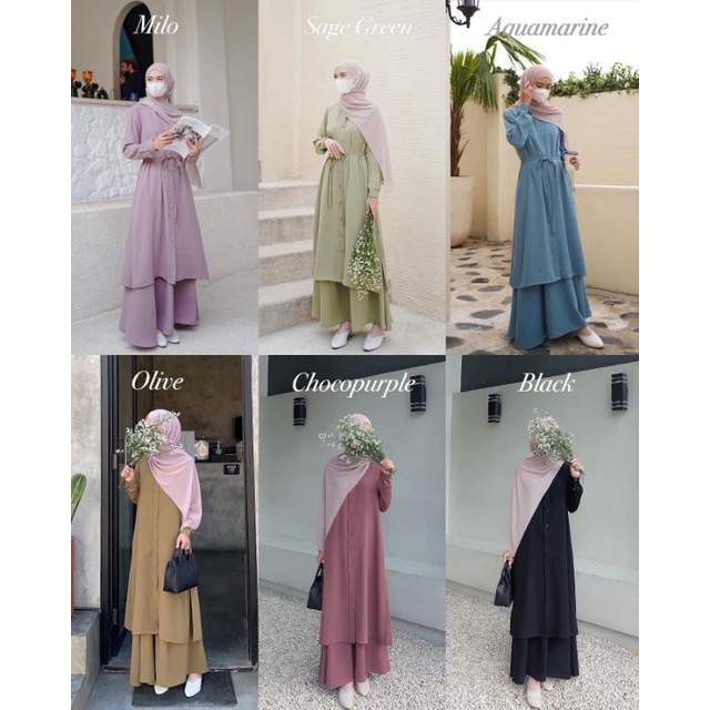 READY STOCK ARUMI Set By Elmiza