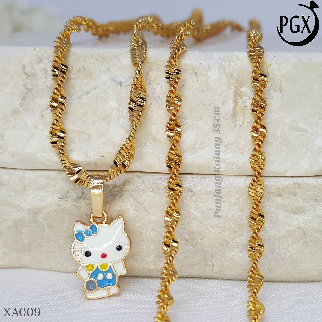 PGX Kalung Anak Perempuan Xuping Lapis Emas Aksesoris Fashion Perhiasan Premium - XA009