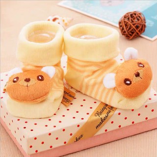 Kaos Kaki Bayi Boneka Karakter 3D Sepatu Bayi Lucu Kaos Kaki Anti Slip Murah Baby Sock Import