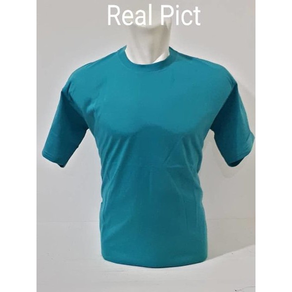 kaos polos hijau tosca lengan pendek oblong polos hijau tosca grosir