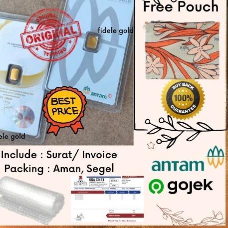 [PRODUK NTBKJ] Antam Micro Gold 0,1 gram Emas Asli Logam Mulia 99% Emas Murni toko emas surabaya RMV