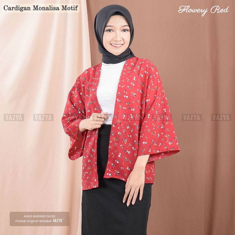 Cardigan Monalisa Motif