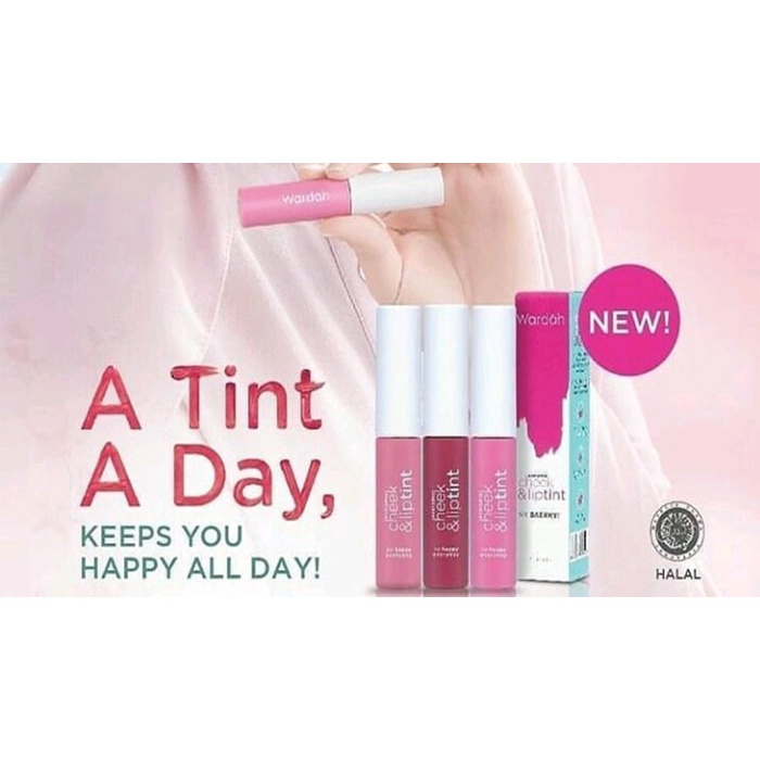 WARDAH Cheek & Lip Tint | WARDAH Lip Tint ORIGINAL BPOM